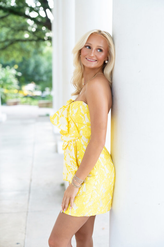summer senior pictures, morning senior session, Arlington Hall senior photos, Dallas senior photographer